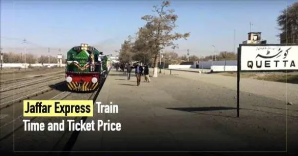 Jaffar Express Train Timing and Ticket Price